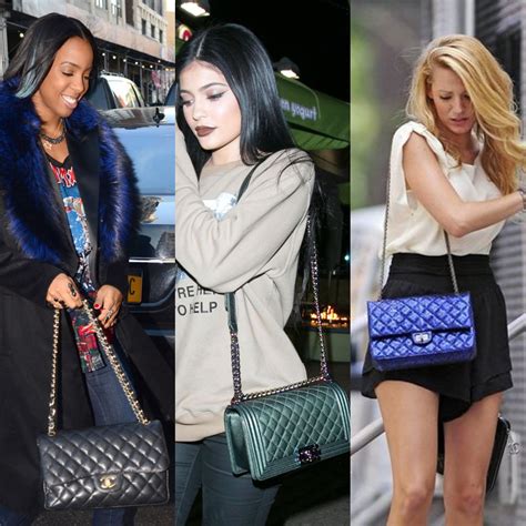 chanel classic flap bag celebrities